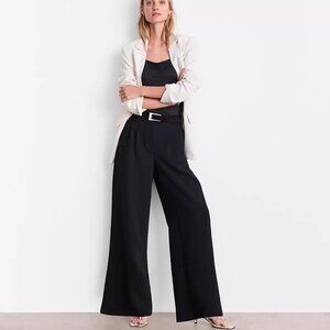 NWT Petite LOFT Versa Crepe Drape Palazzo Pant